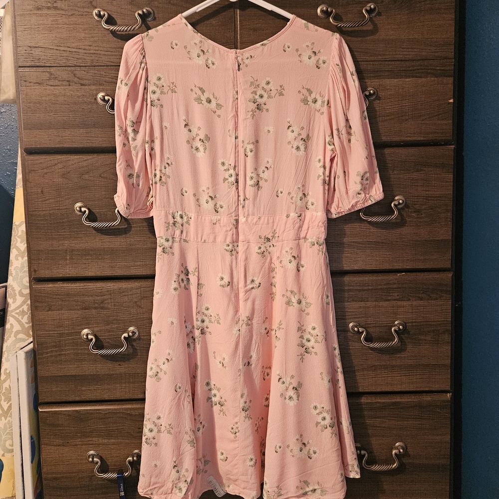 &Other Stories Blush Floral Dress - Picture 2 of 6